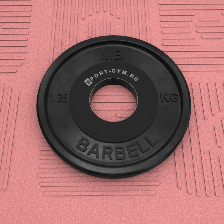 Черный олимпийский диск 2,5 кг MB Barbell Ø 51 мм