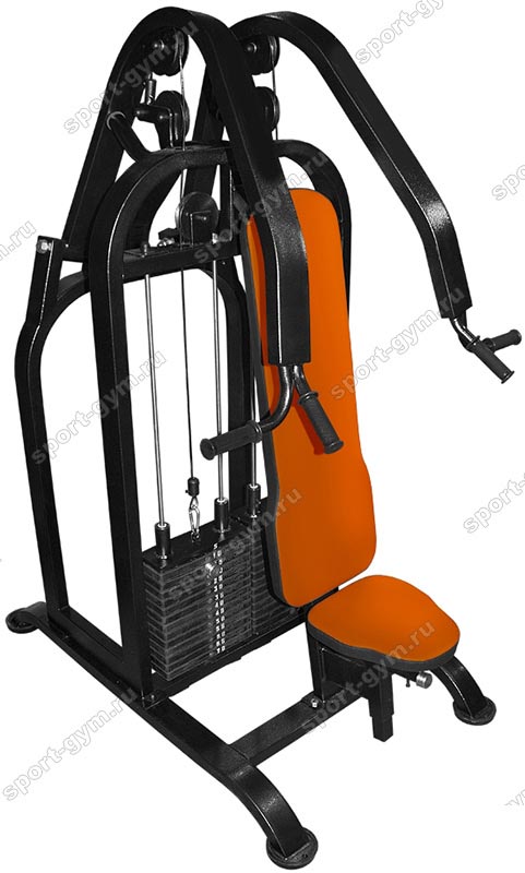 Блочный тренажер для вертикальной и горизонтальной тяги (120 кг)